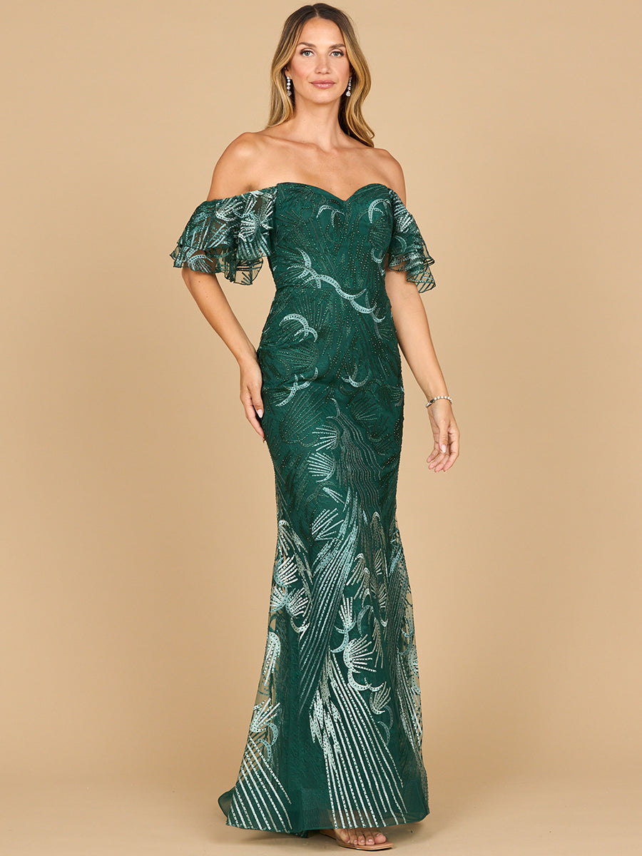 Lara 28884- Off Shoulder Mermaid Lace Gown New York