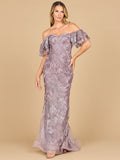 Lara 28884- Off Shoulder Mermaid Lace Gown New York