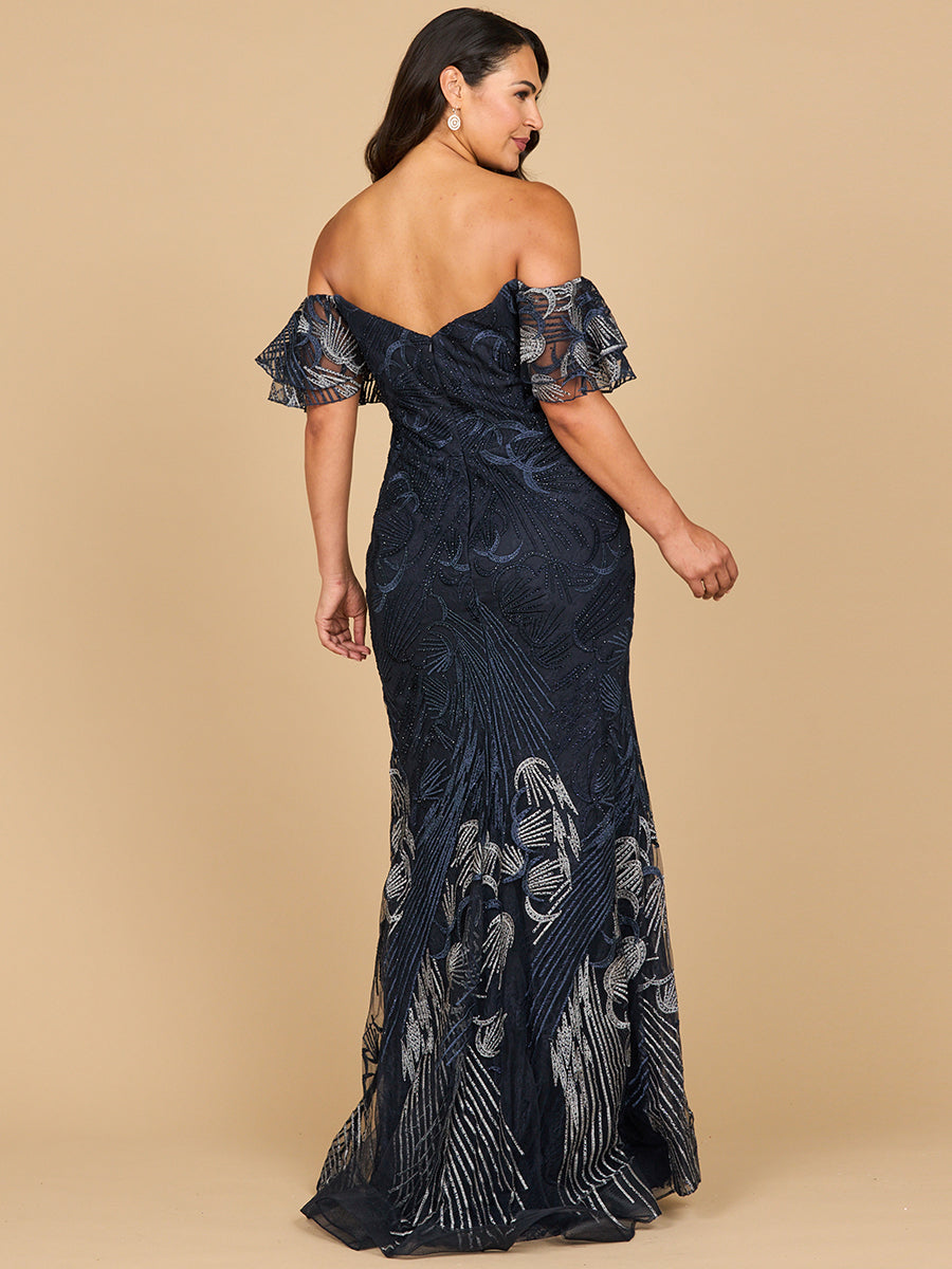 Lara 28884- Off Shoulder Mermaid Lace Gown New York