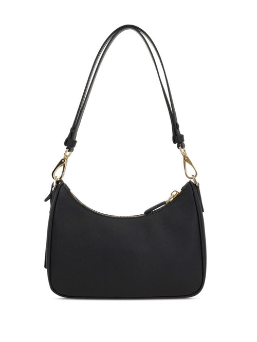 Prada ladies Prada Re-Edition Saffiano Leather Mini-Bag purse handbag with logo black