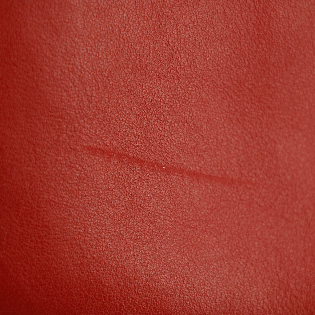 Prada Calfskin Bicolor Red x Burgundy Shoulder Bag #2936 purse handbag