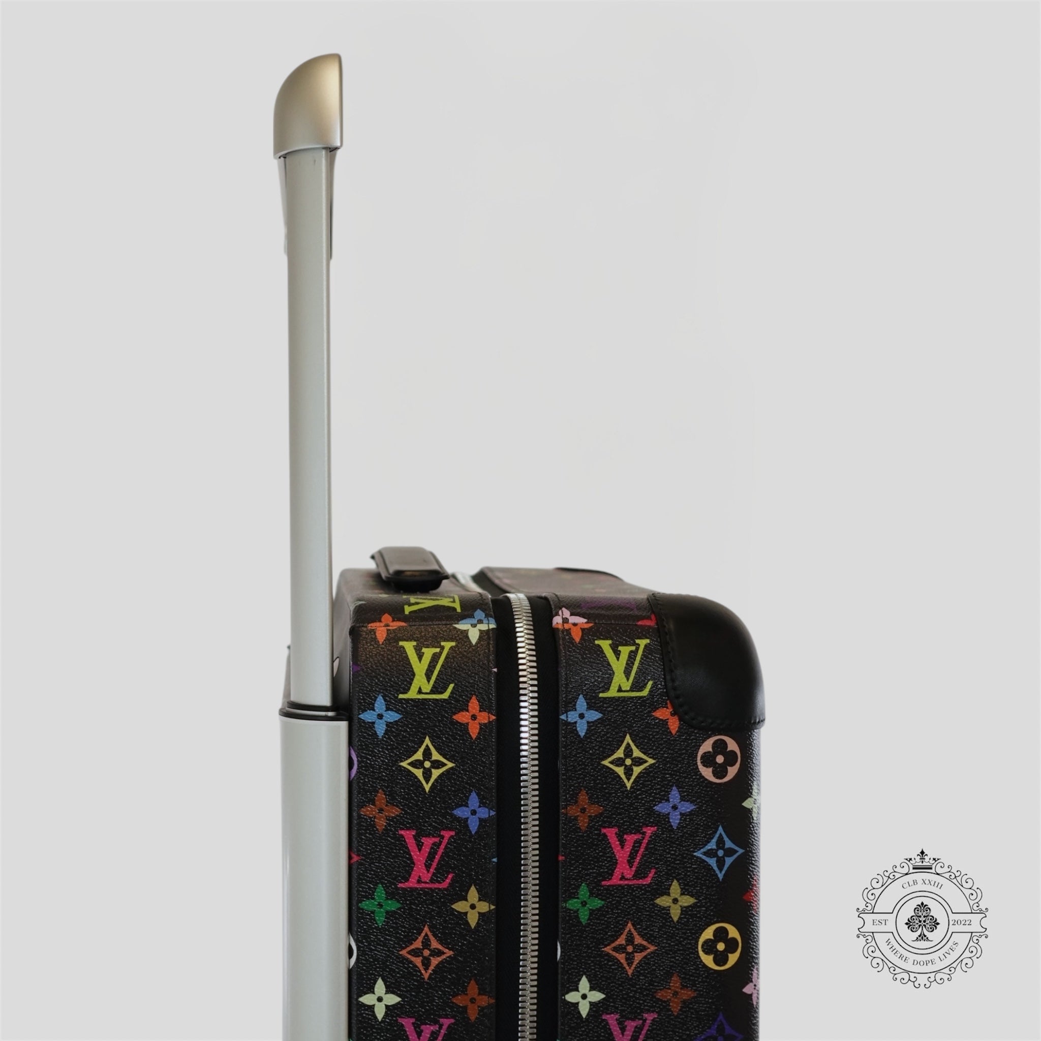 Louis Vuitton x Takashi Murakami Horizon 55 Suitcase luggage LV Unisex logo
