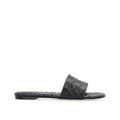 Bottega Veneta Amy Leather Mules ladies black slippers sandals