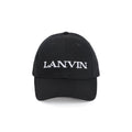 Lanvin Baseball Logo Hat Men's cap black unisex