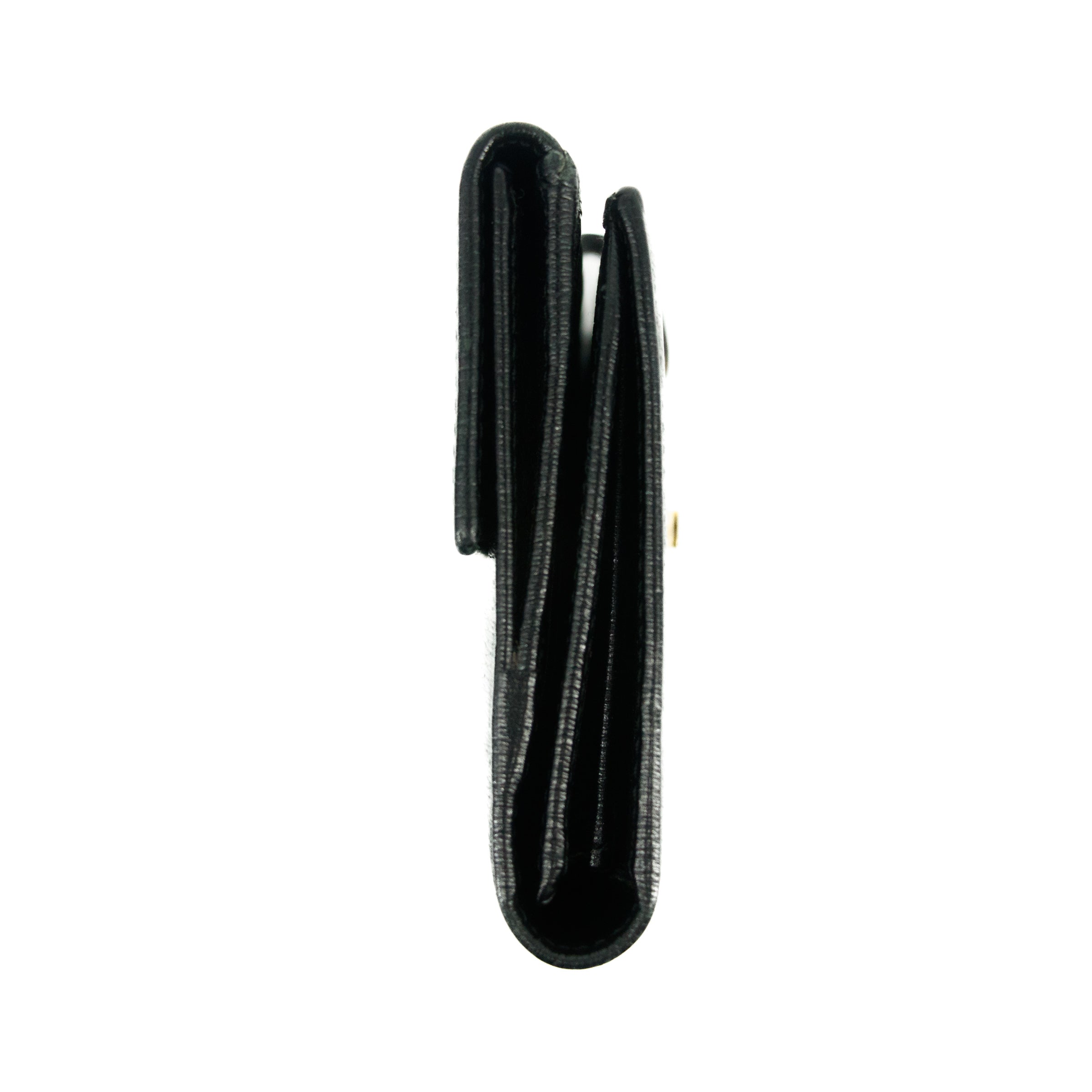 Gucci Black Long Jackie Wallet #3077 GG