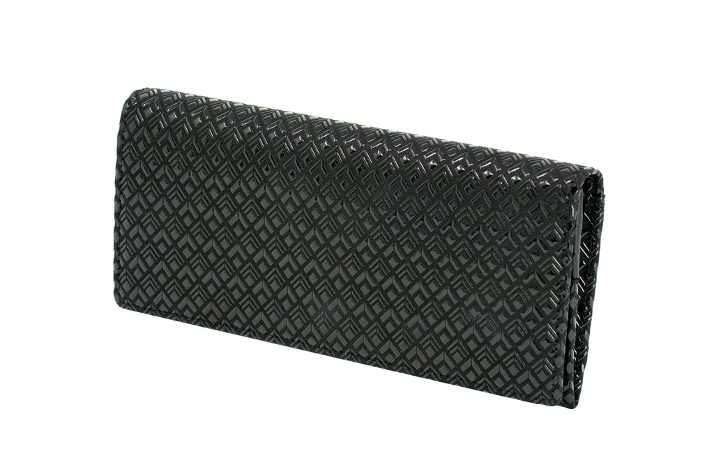 Long Wallet - Diamond Frame Leather Inden Japan deer skin