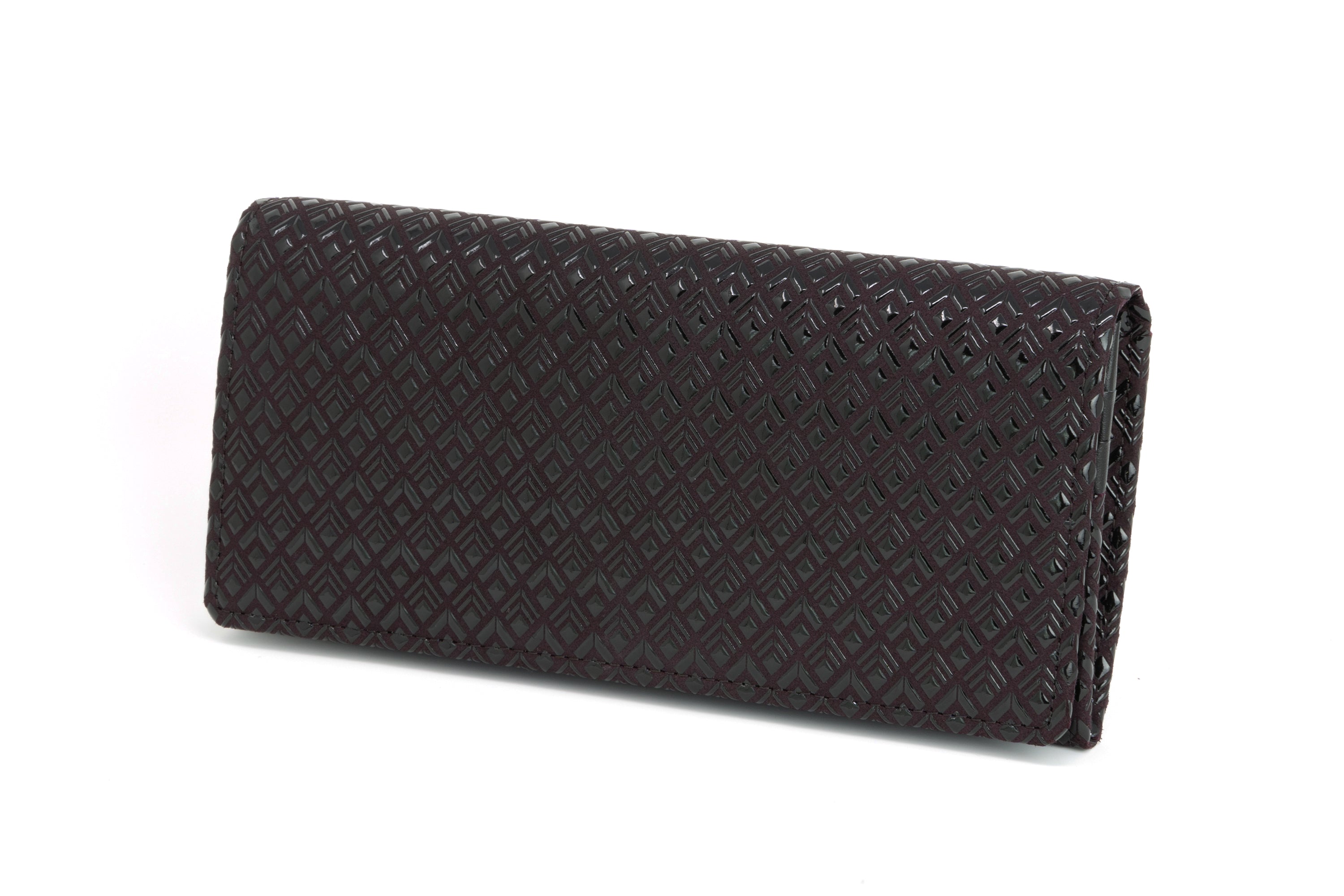 Long Wallet - Diamond Frame Leather Inden Japan deer skin
