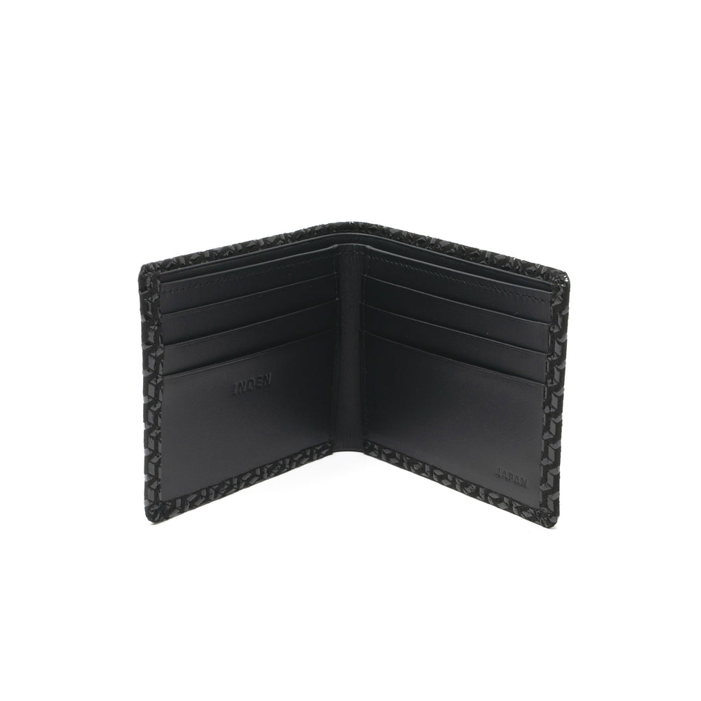 Men's Folded Wallet (Narrow Type) - Chevron-S Inden Japan