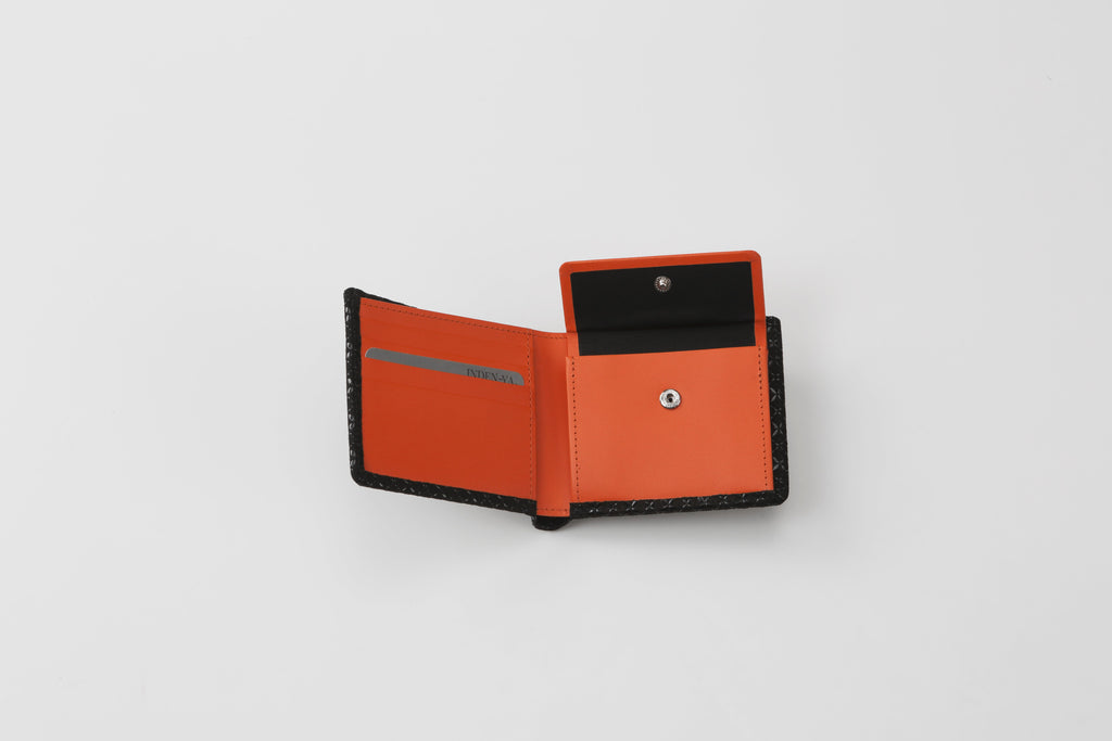 Folded Wallet - HISOKA (New Seven Treasures) Bi-fold Inden Japan