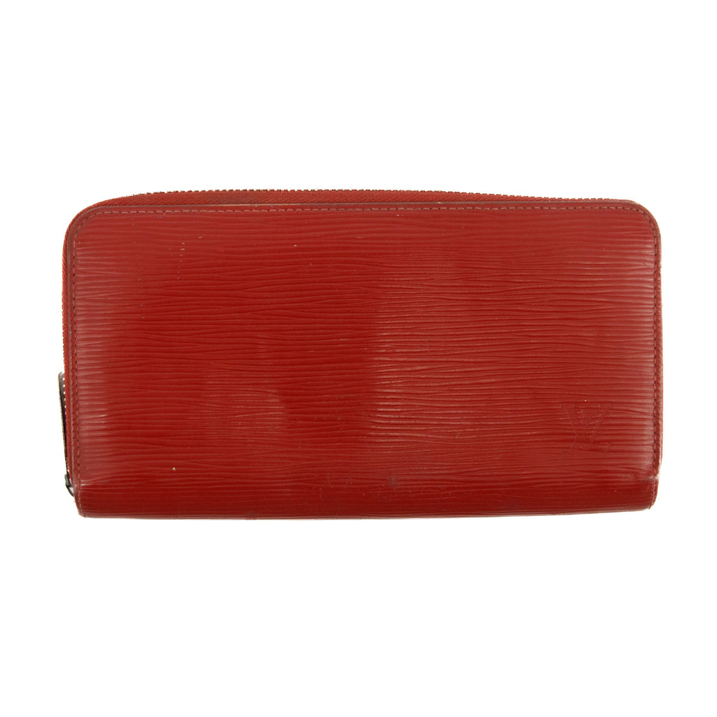 Louis Vuitton Red Epi Zippy Long Wallet  #3120 LV