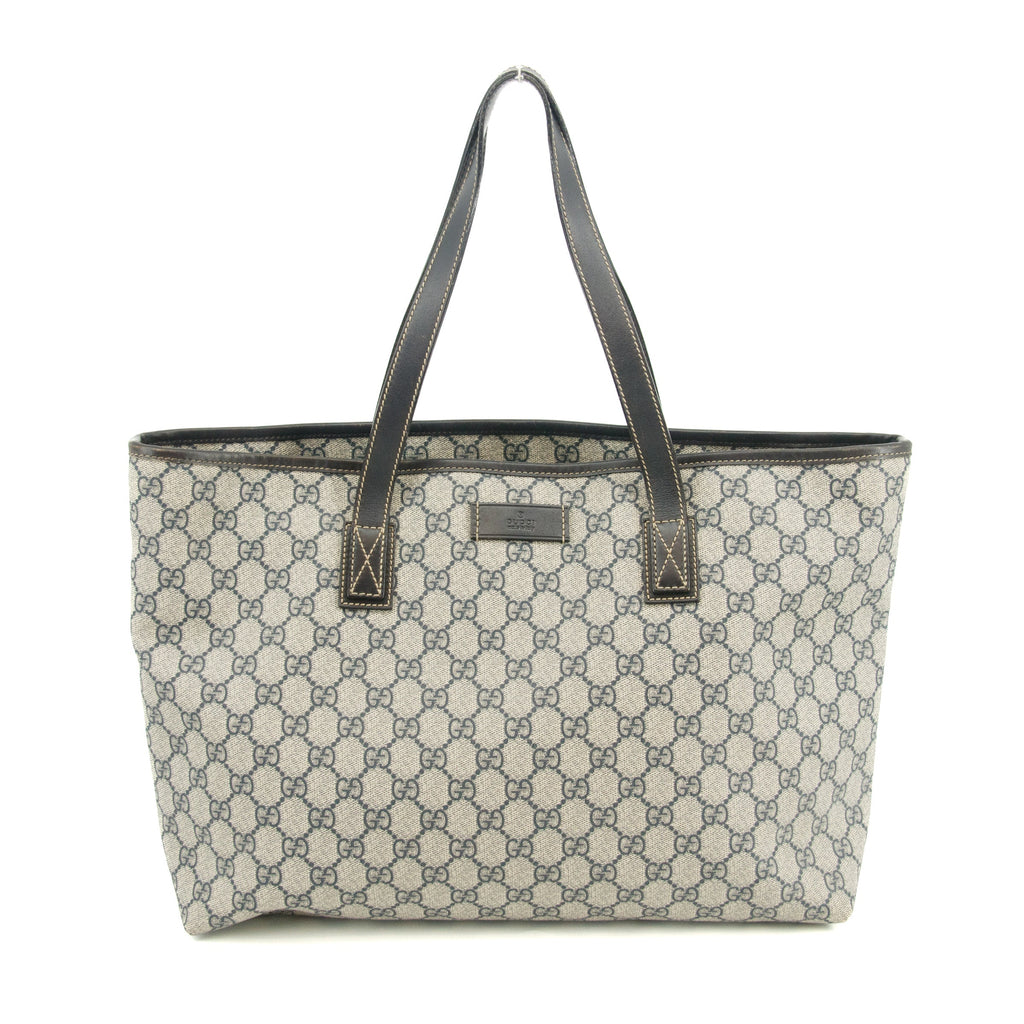 Gucci GG Supreme Canvas Coated Blue Shoulder Bag SKU-#3192 handbag tote