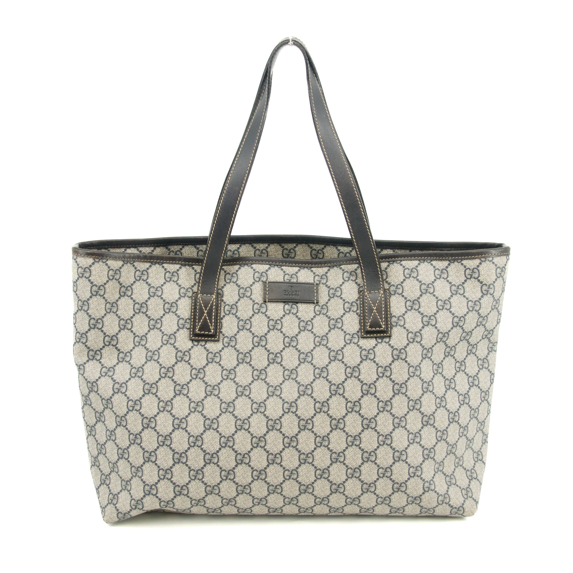 Gucci GG Supreme Canvas Coated Blue Shoulder Bag SKU-#3192 handbag tote