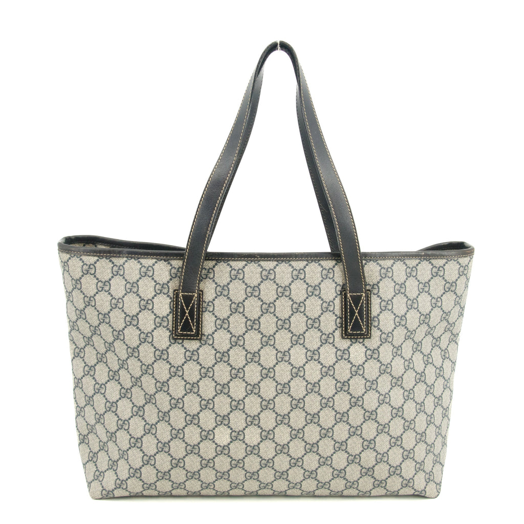 Gucci GG Supreme Canvas Coated Blue Shoulder Bag SKU-#3192 handbag tote