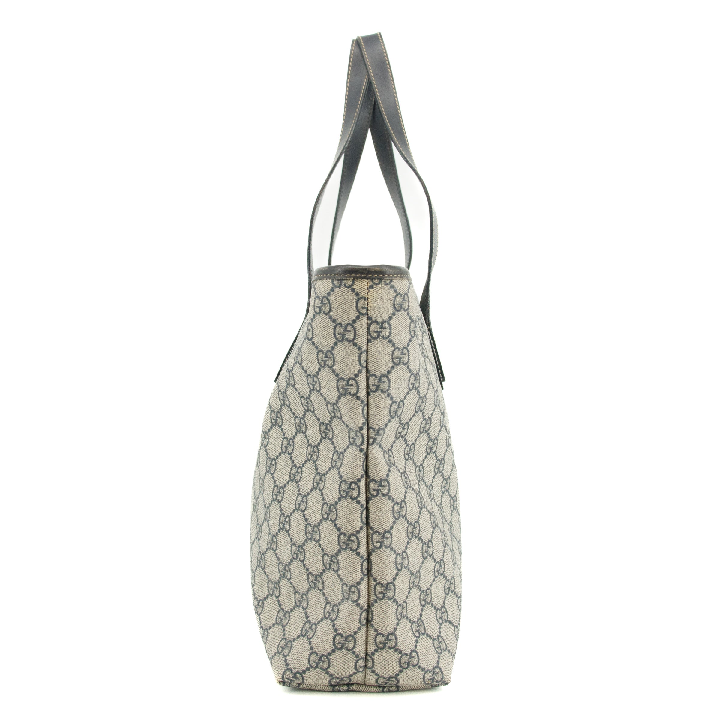 Gucci GG Supreme Canvas Coated Blue Shoulder Bag SKU-#3192 handbag tote