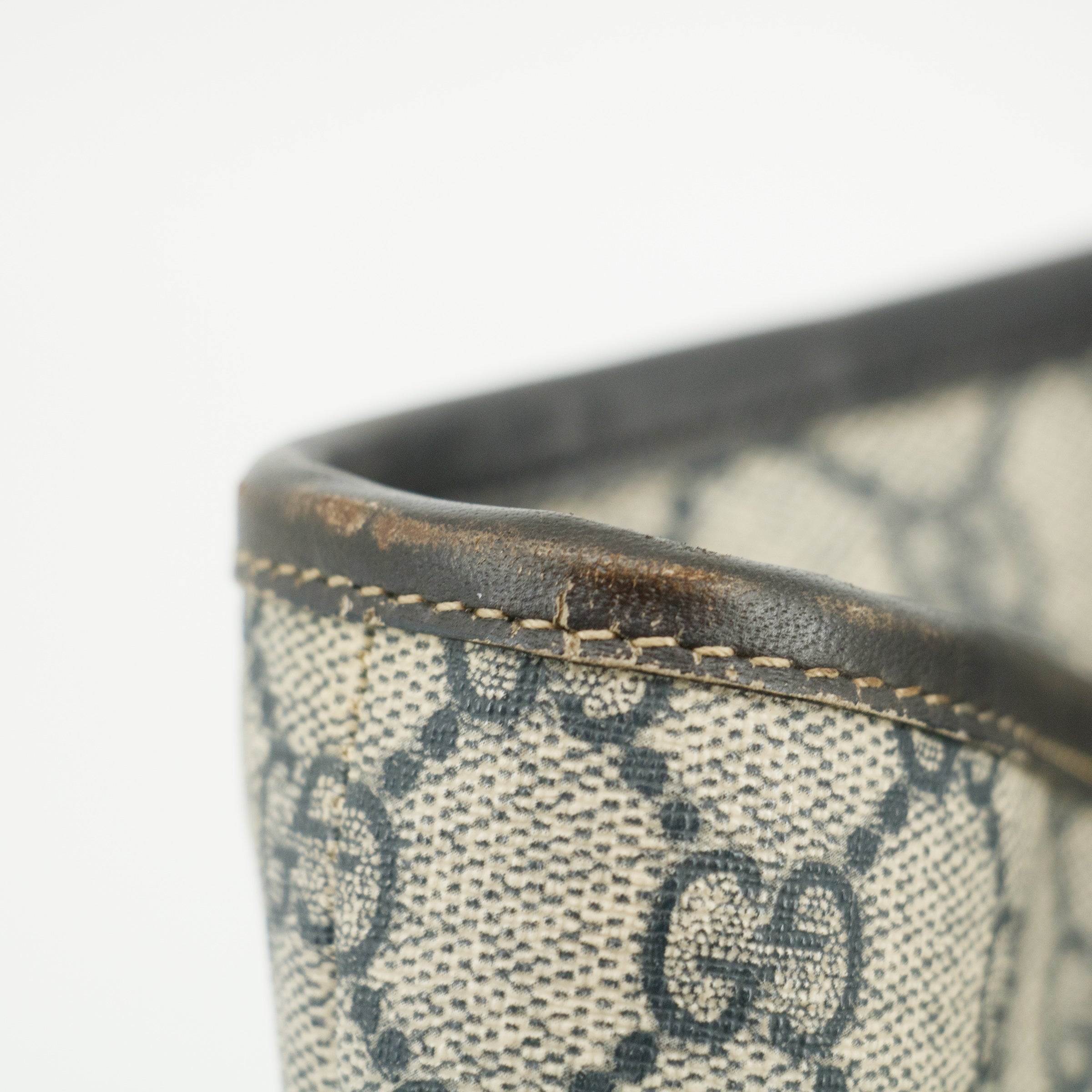 Gucci GG Supreme Canvas Coated Blue Shoulder Bag SKU-#3192 handbag tote