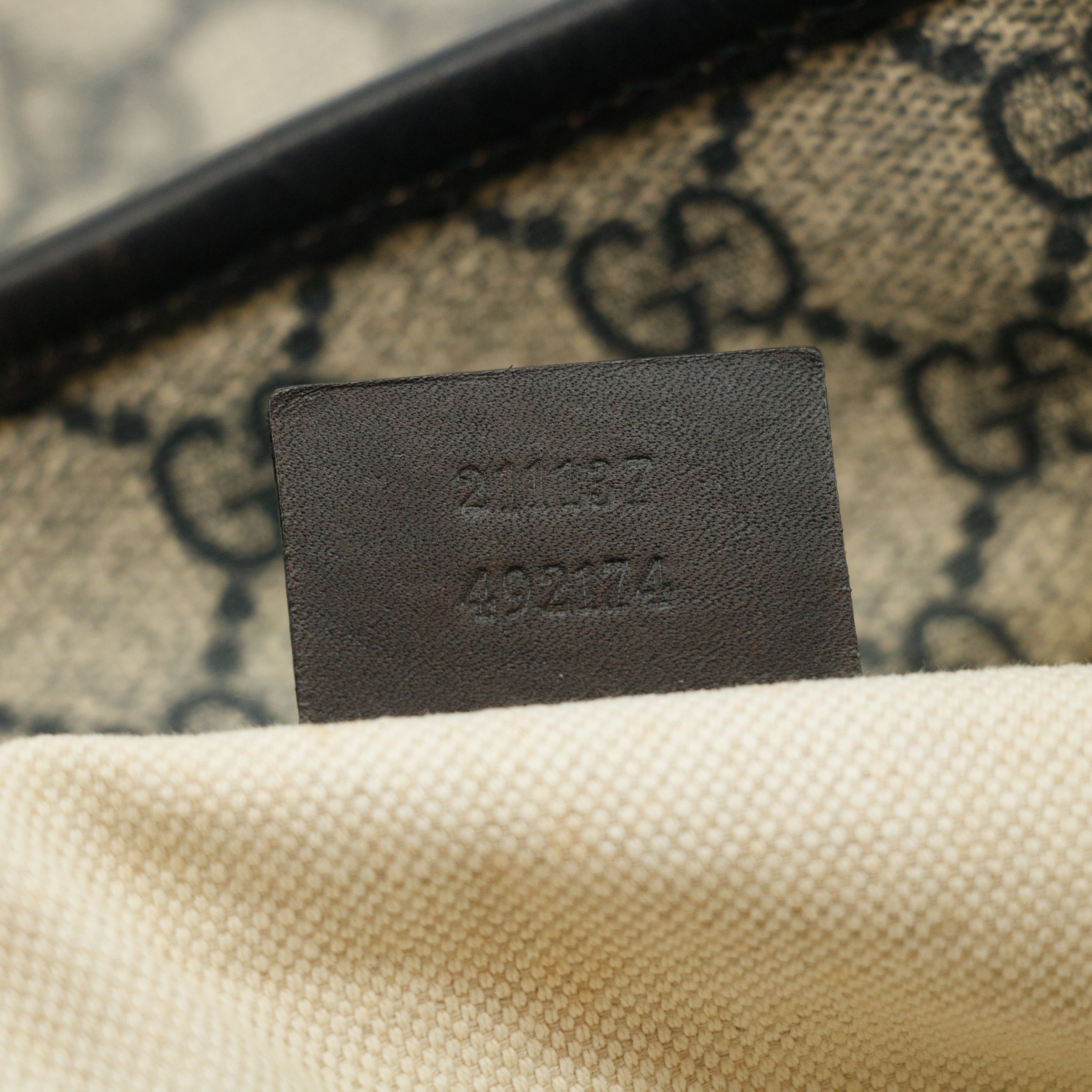 Gucci GG Supreme Canvas Coated Blue Shoulder Bag SKU-#3192 handbag tote