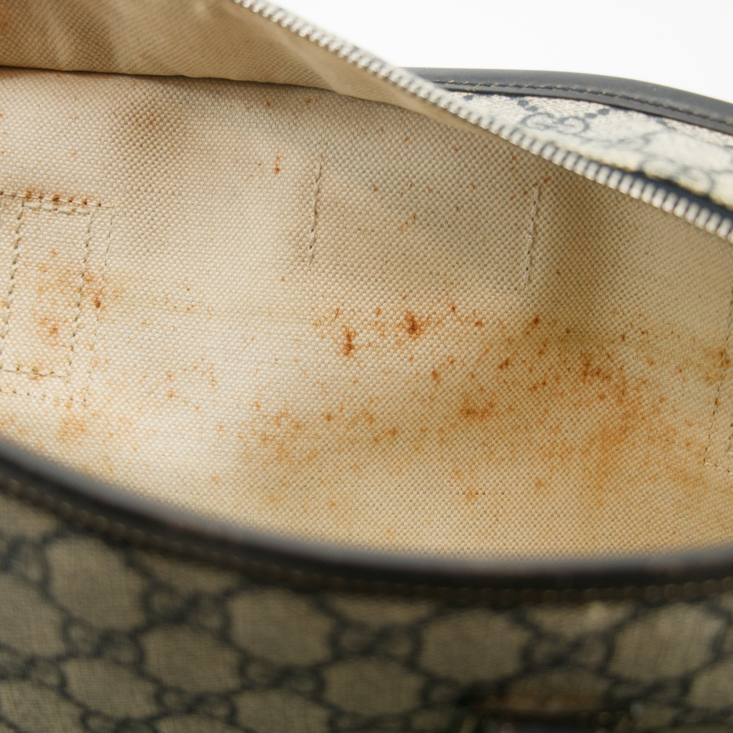 Gucci GG Supreme Canvas Coated Blue Shoulder Bag SKU-#3192 handbag tote