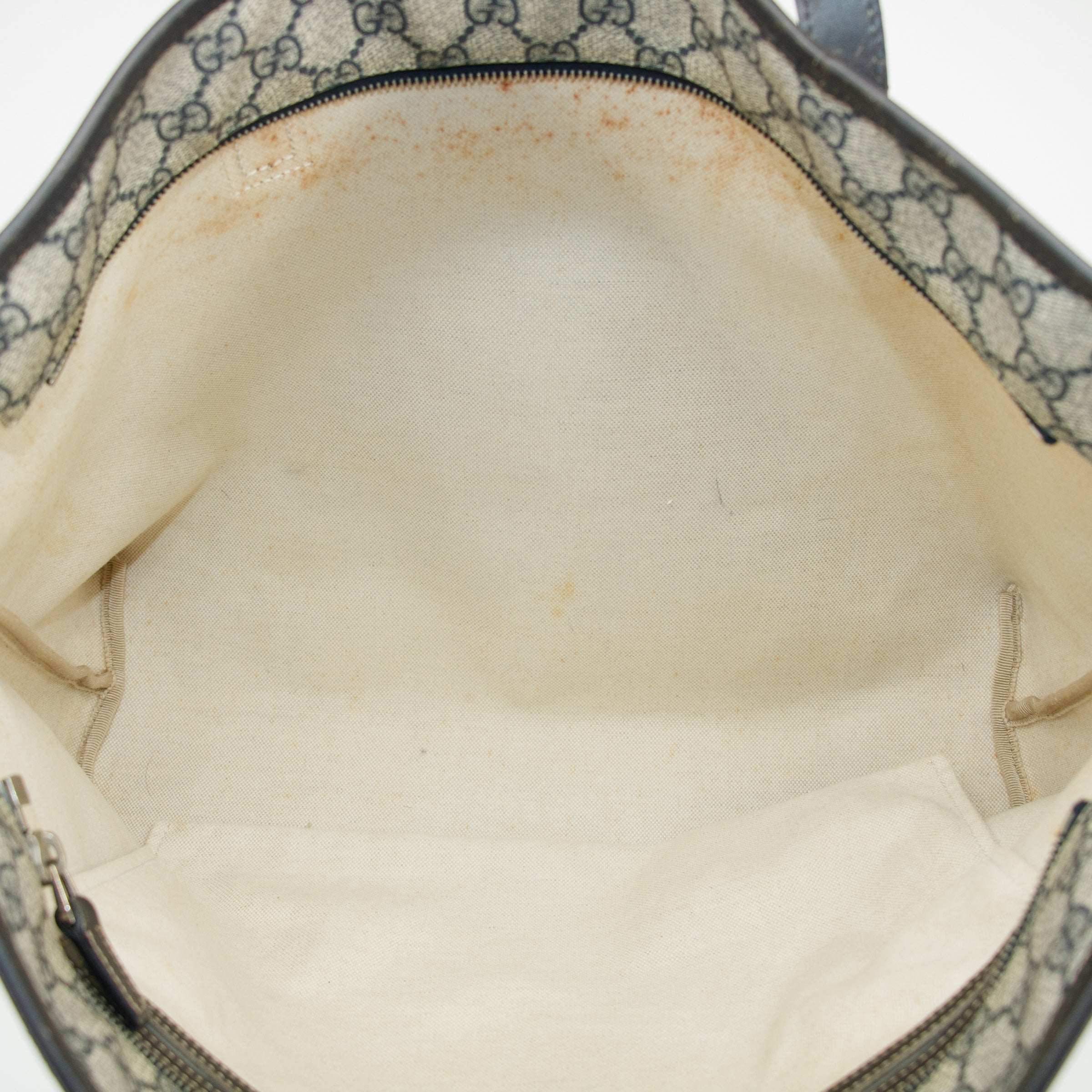 Gucci GG Supreme Canvas Coated Blue Shoulder Bag SKU-#3192 handbag tote