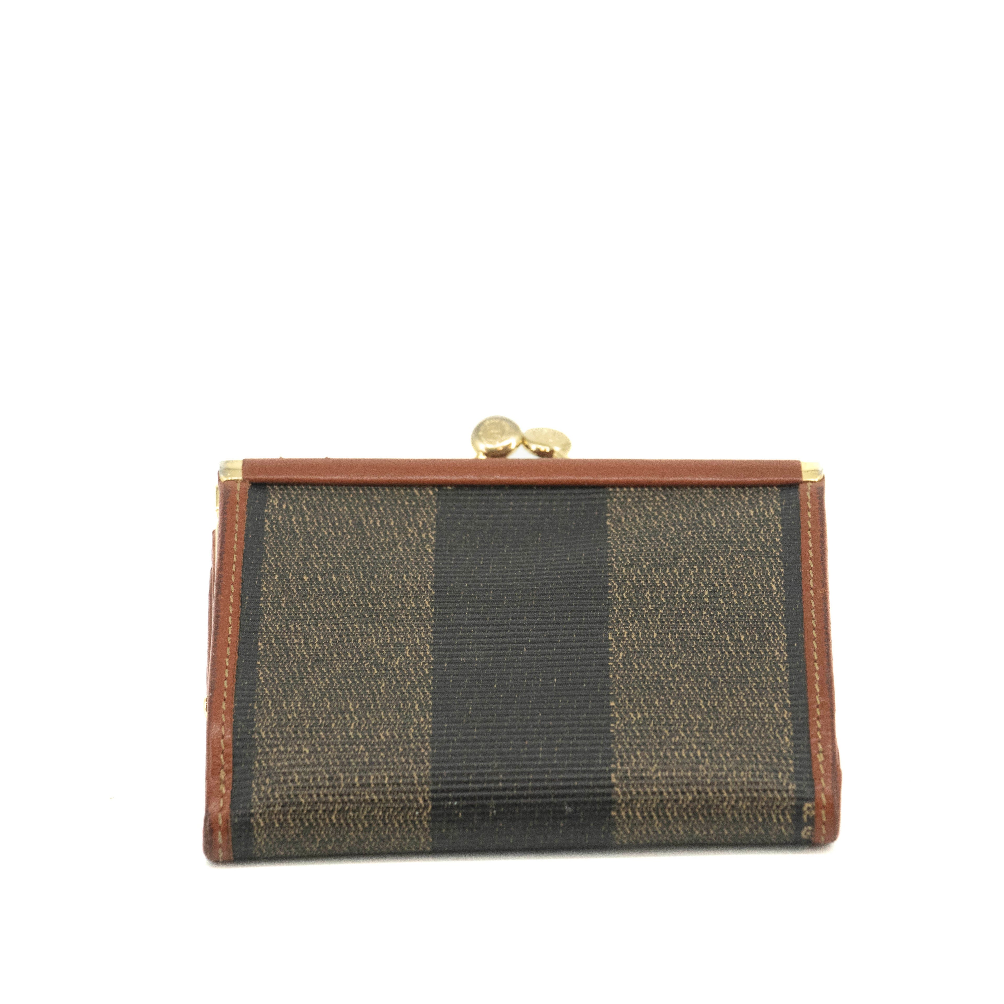 Fendi Coated Canvas Compact Wallet #73 #3353