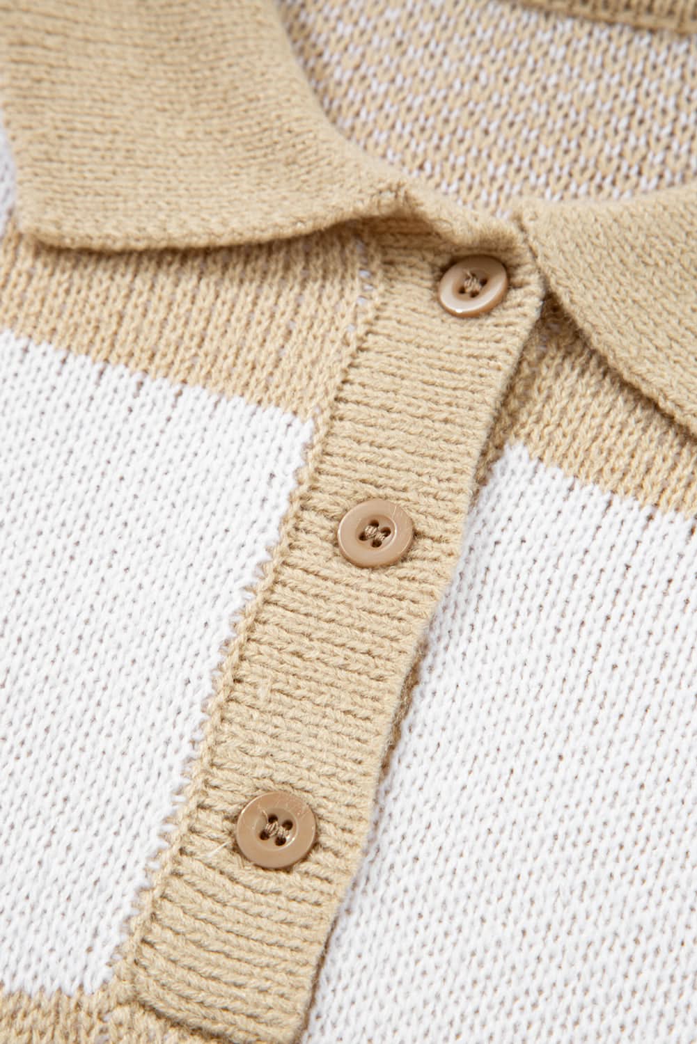 Grapefruit Orange Checkered V Neck Collared Sweater Tennessee Vol  Green Tan