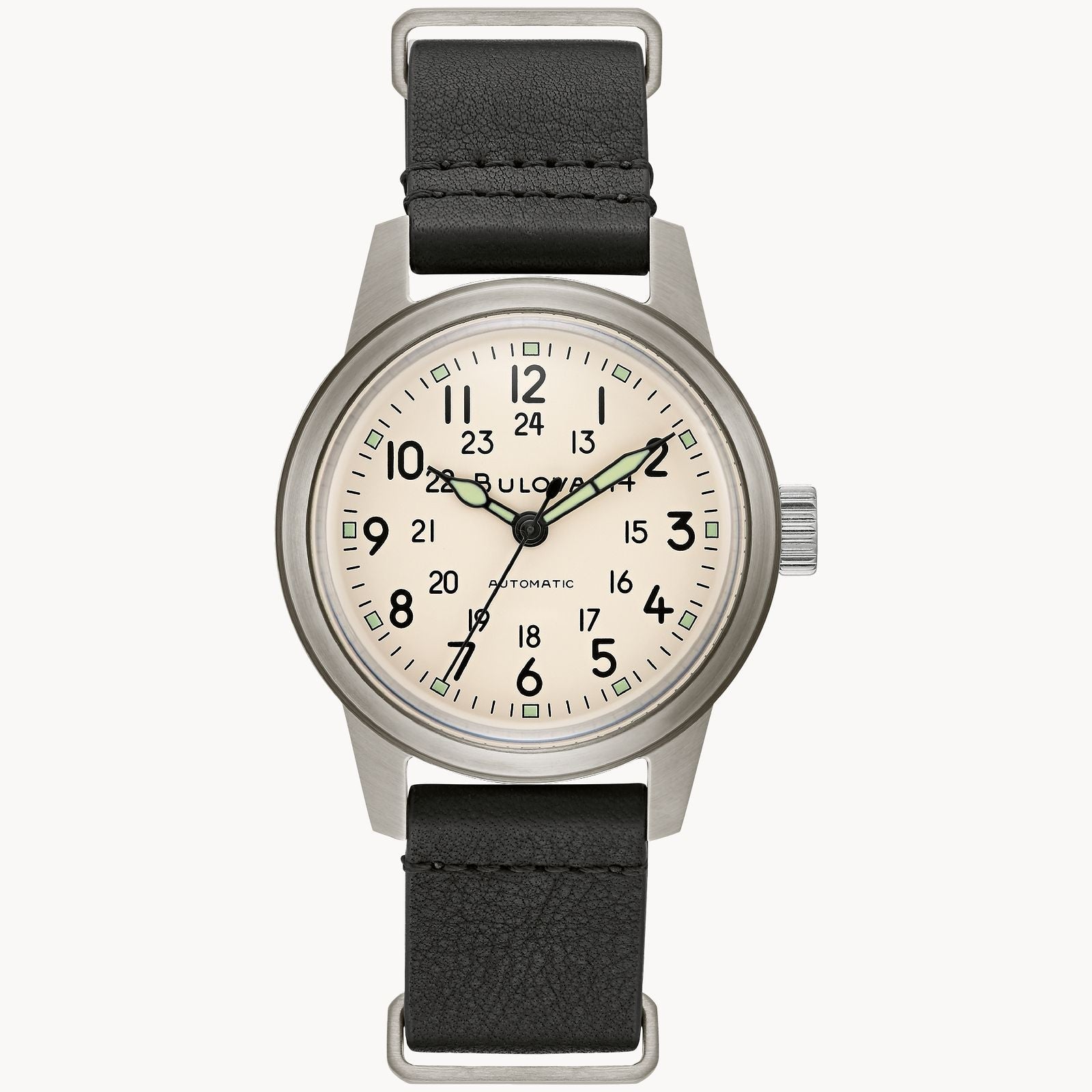 Bulova Men's Military Heritage watch black water resistant