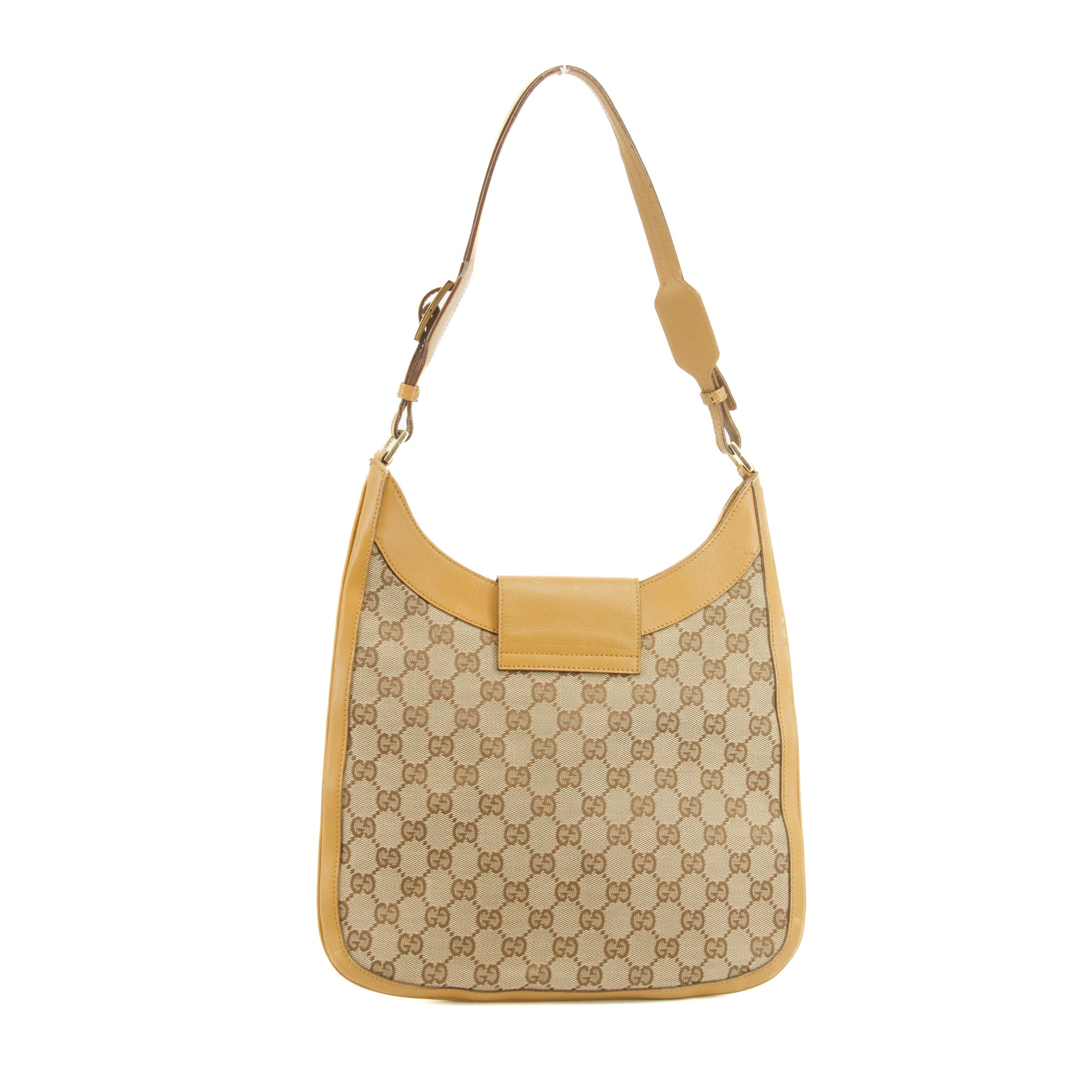 Gucci GG Canvas Beige One Shoulder Bag #3551 handbag purse