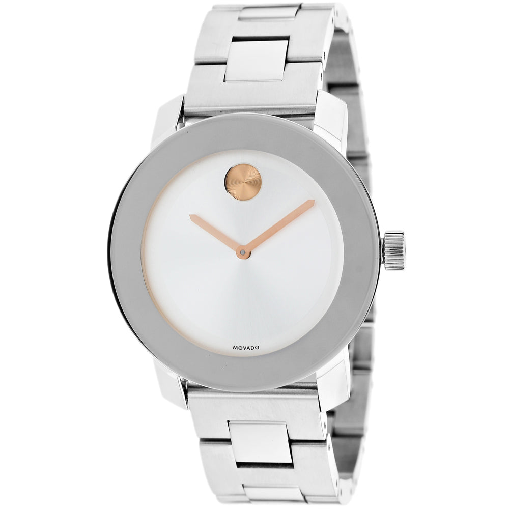 Movado ladies Bold silver watch Swiss Water Resistant
