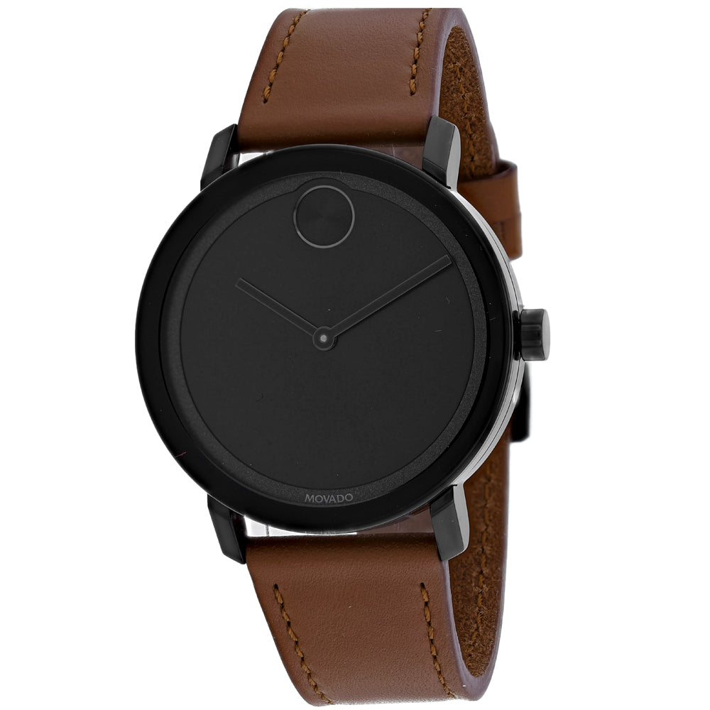 Movado Men's Bold watch brown black water resistant