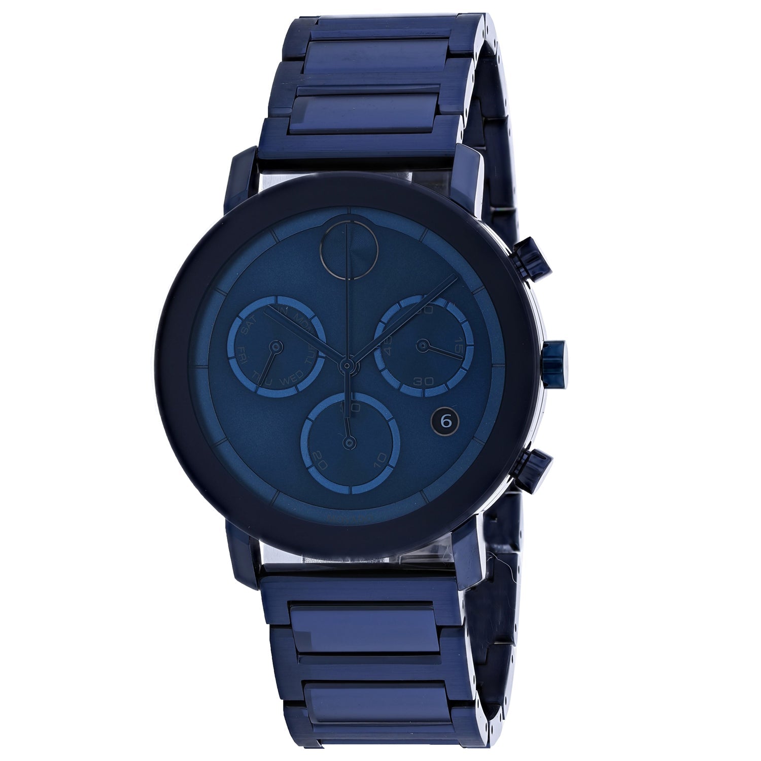 Movado Men's Bold watch Blue swiss water resistant