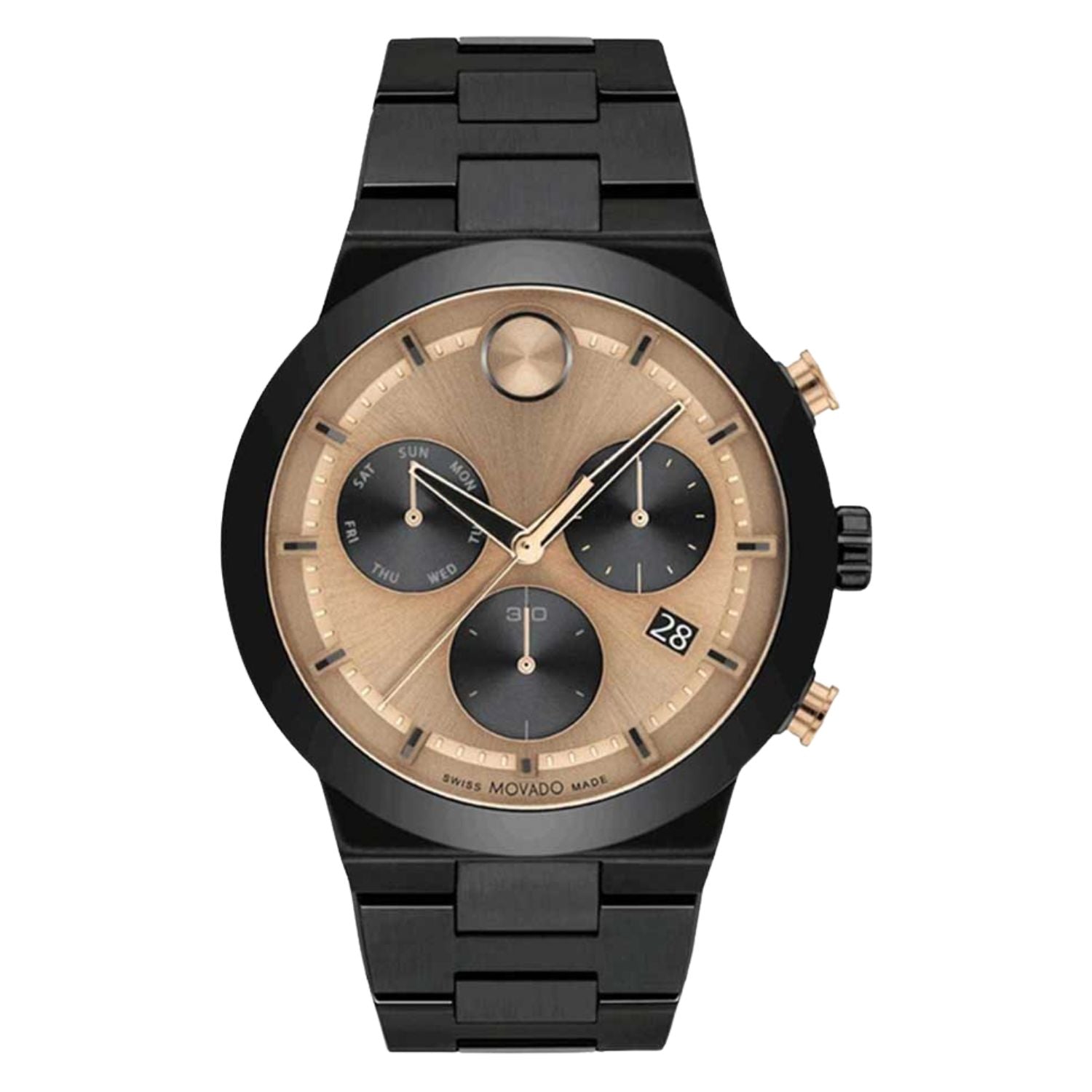 Movado Men's Fusion Wrist Watch Designer Luxury
