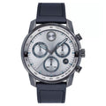 Movado Men's Bold verso Watch Designer Luxury Blue Silver