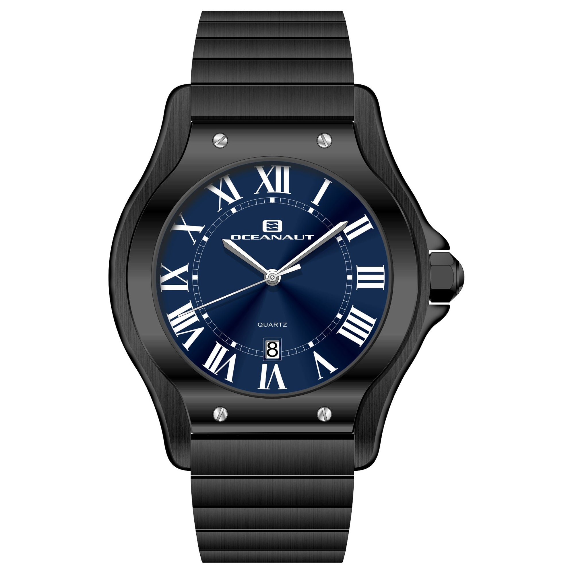 Oceanaut Men's Rayonner watch black blue water resistant