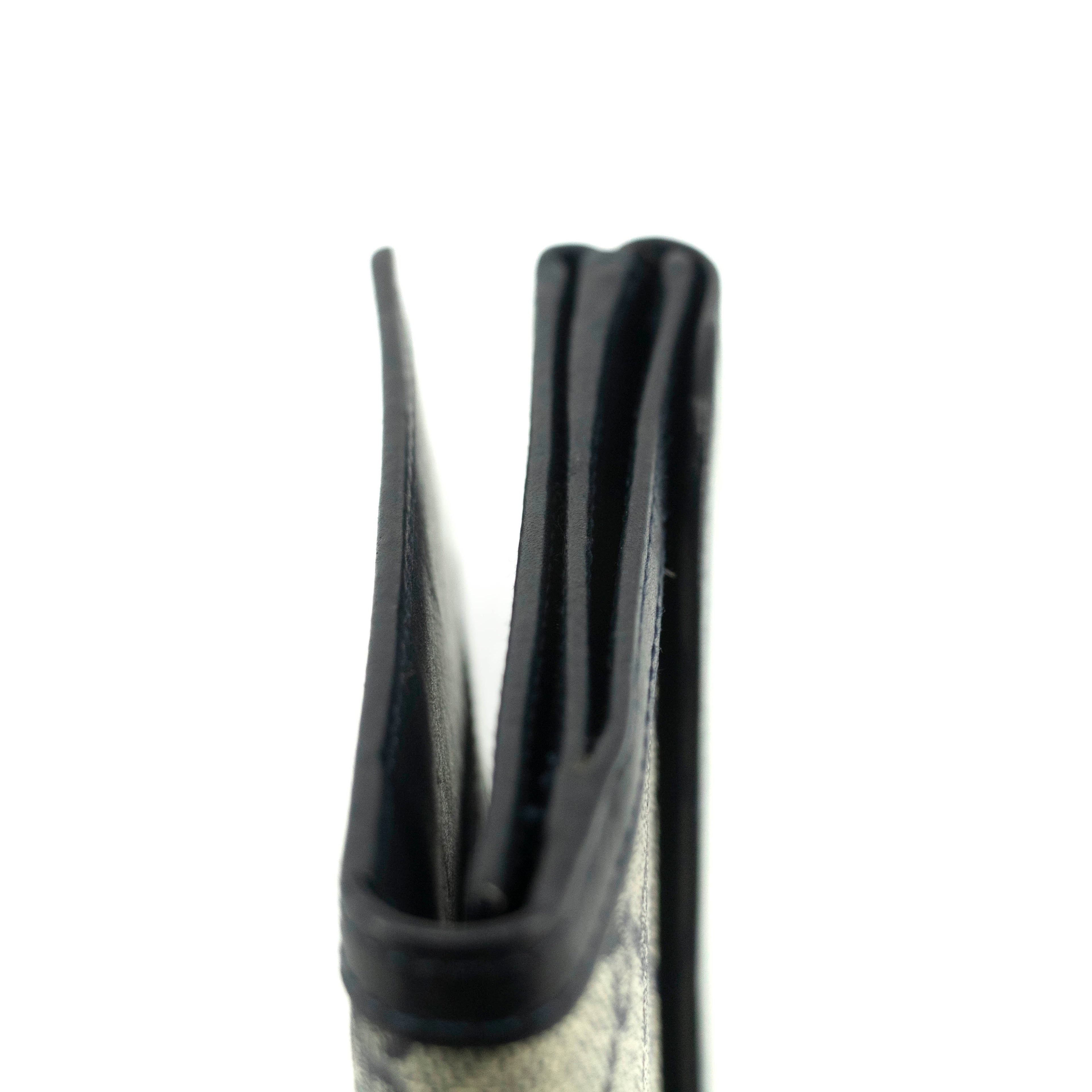 Gucci Canvas Coded Blue Ophidia Long Wallet #3947 GG