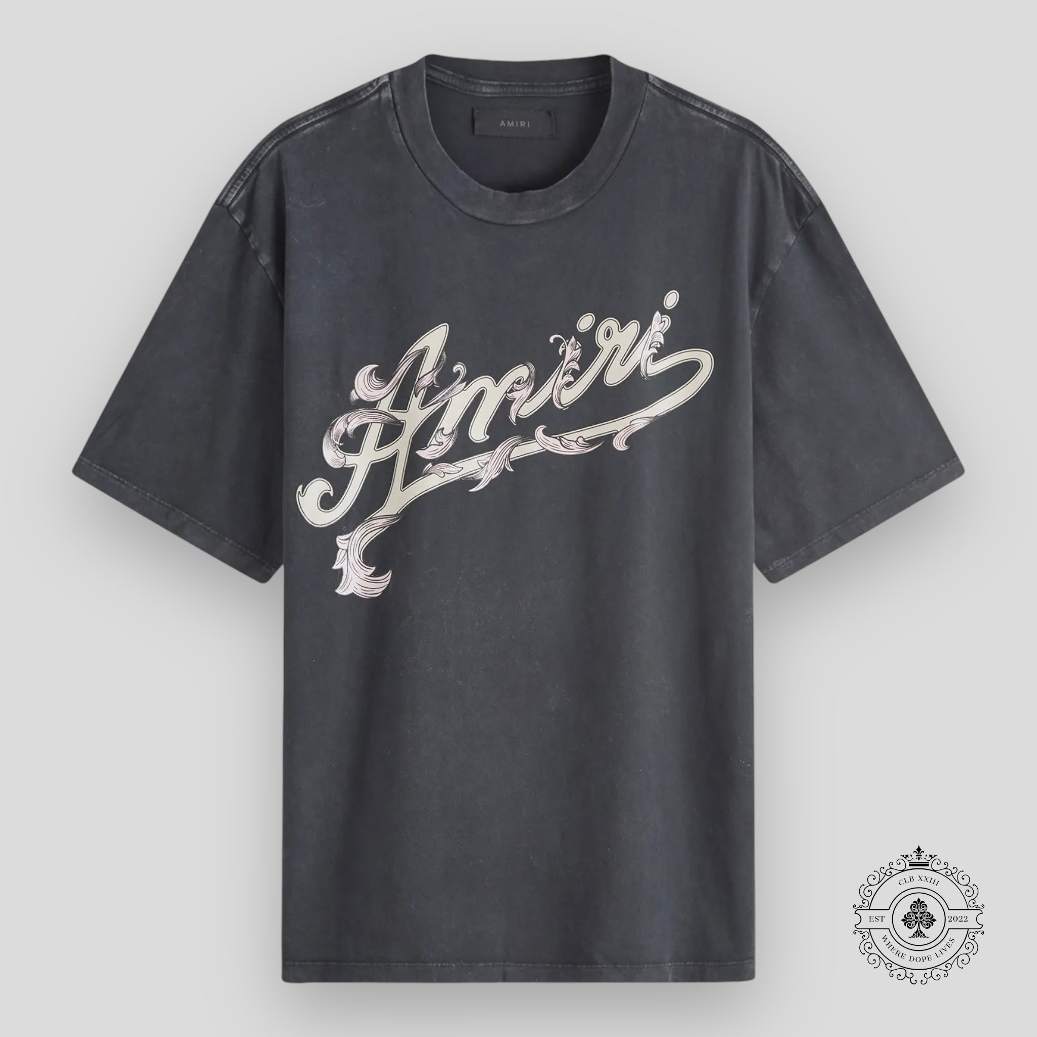Amiri Filigree Tee in Black XS Men's shirt