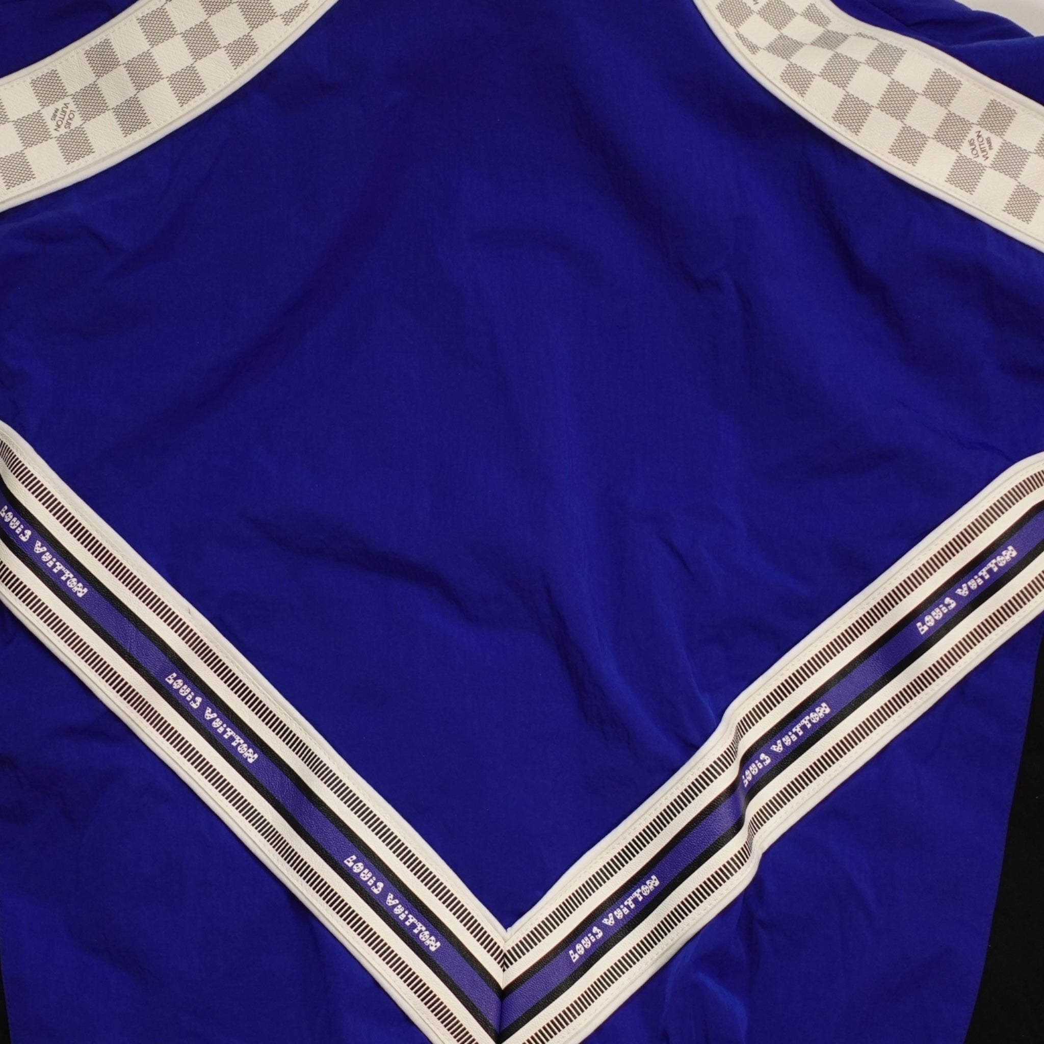 Louis Vuitton Technical Track Jacket in Blue men's unisex zip up