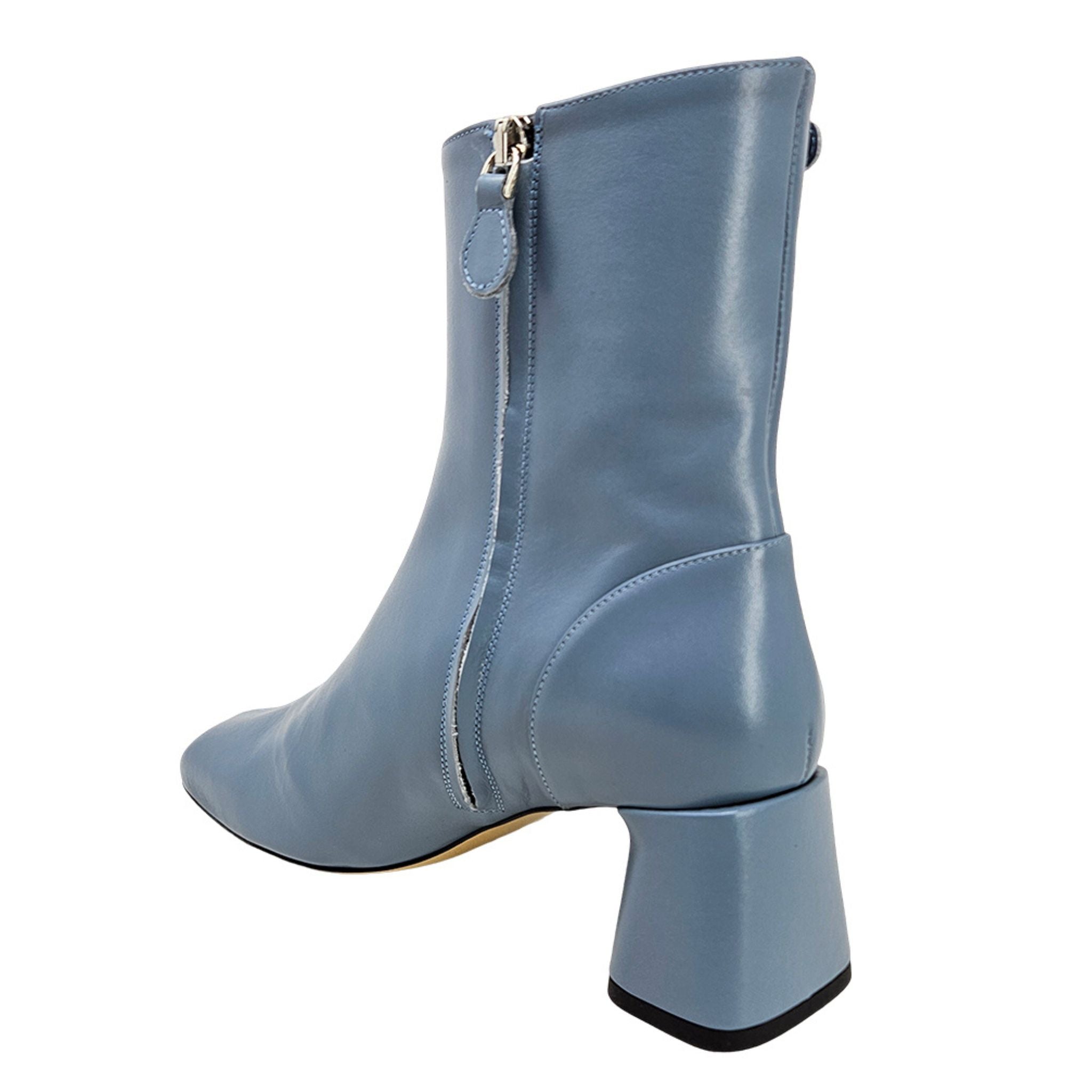 The Keli Blue Ankle Boots Madison Maison heels