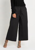 Cotton Flood Pants - Black Planet by Lauren G ladies