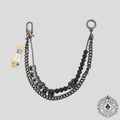 Louis Vuitton Chain Belt Bag charms in Dark Ruthenium new Unisex wallet chain
