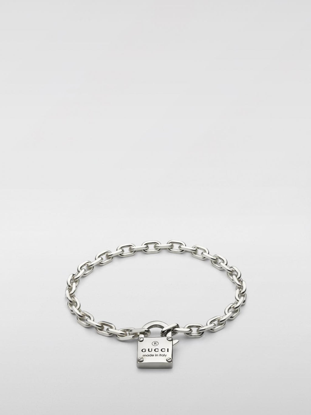 Gucci Jewel ladies Silver bracelet lock clasp