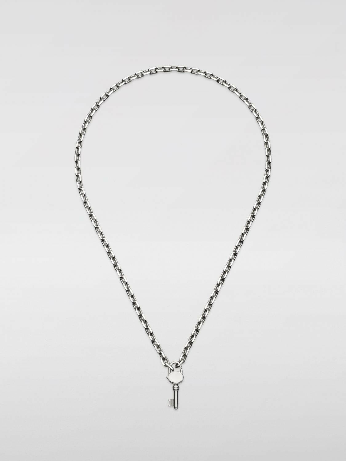 Gucci Jewelry ladies Silver necklace chain with key