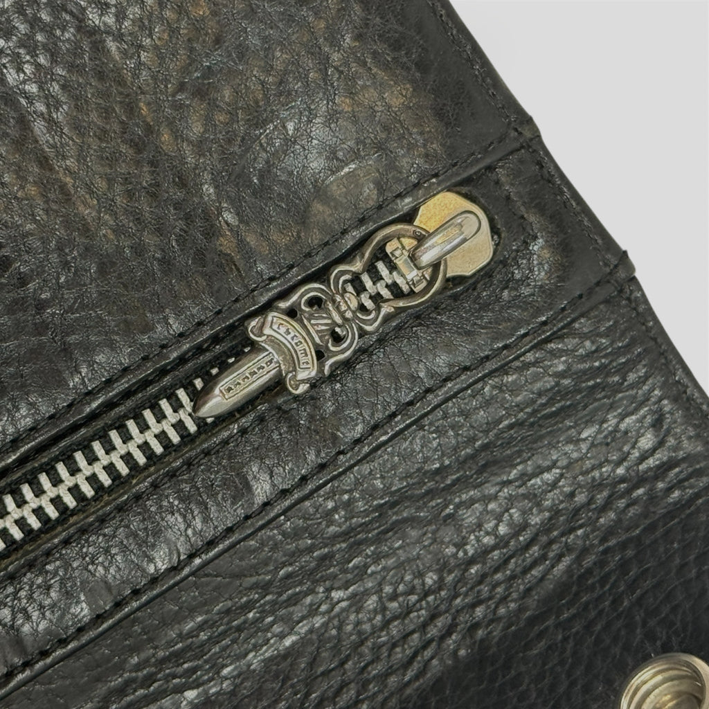 Chrome Hearts Cross Patch Wave Wallet men's unisex