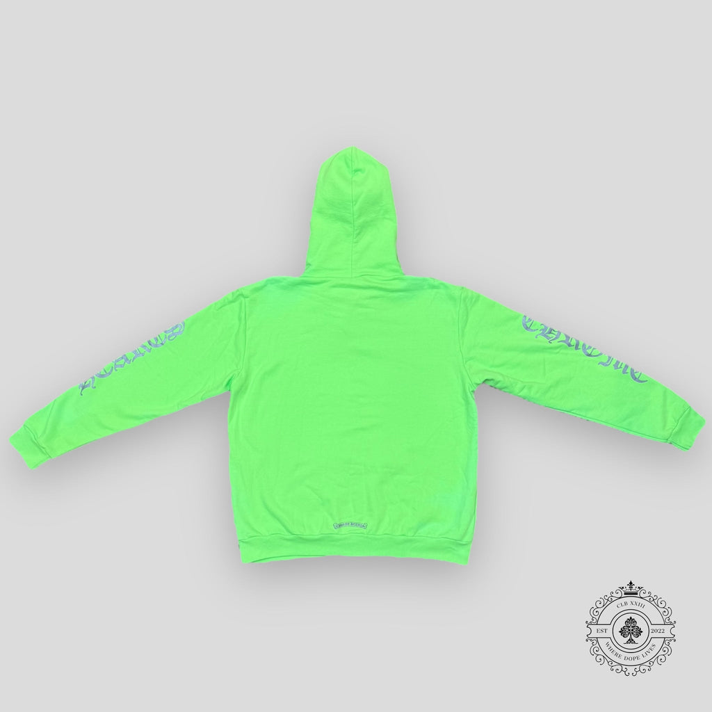 Chrome Hearts Miami Exclusive Vertical Logo Hoodie in Green S M L unisex men's