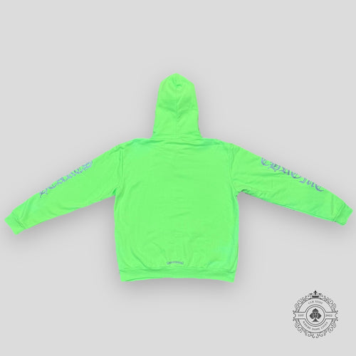 Chrome Hearts Miami Exclusive Vertical Logo Hoodie in Green S M L unisex men's