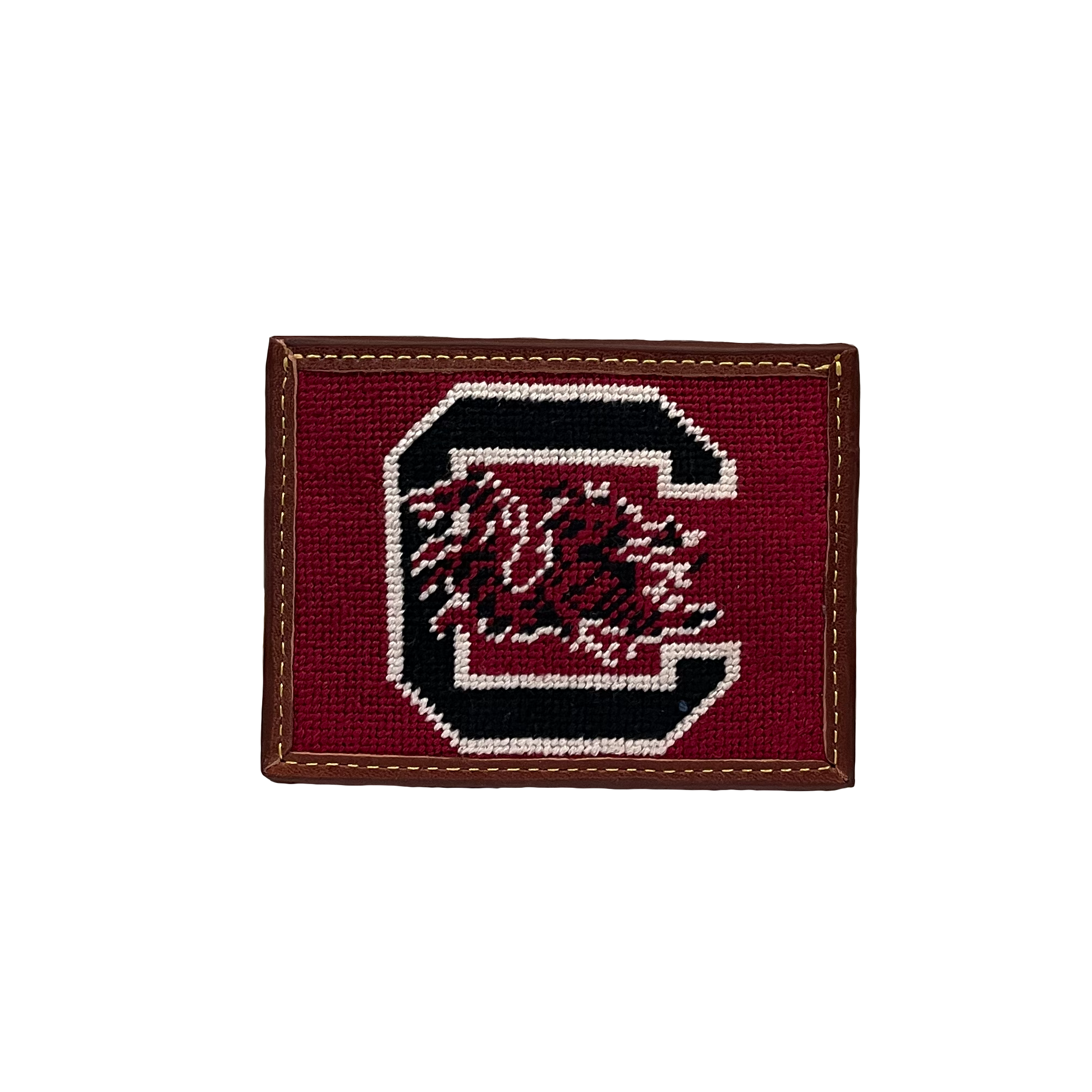 USC Gamecocks - Athletics Logo Card Wallet needlepoint men's unisex South Carolina
