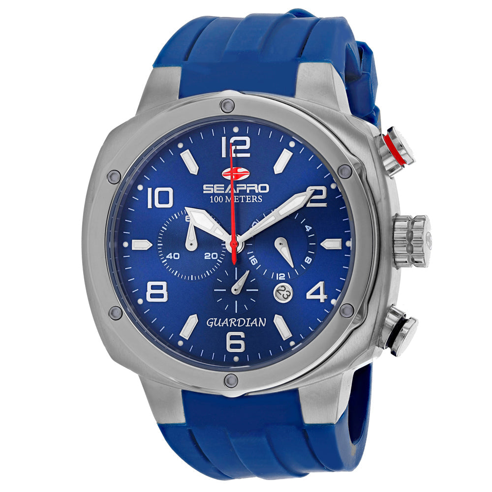 Seapro Men's Guardian watch Blue water resistant