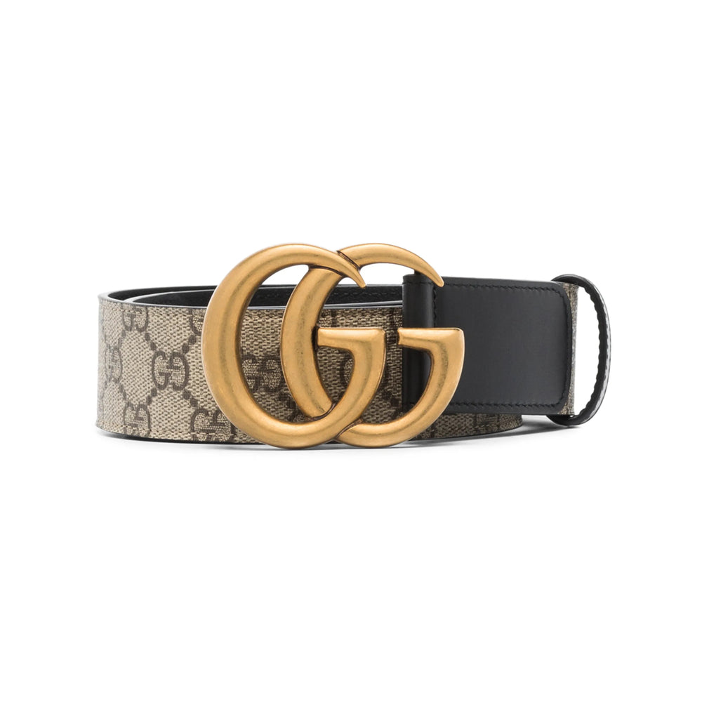 Gucci Neutrals Belt Ladies brown GG gold buckle