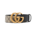 Gucci Neutrals Belt Ladies brown GG gold buckle