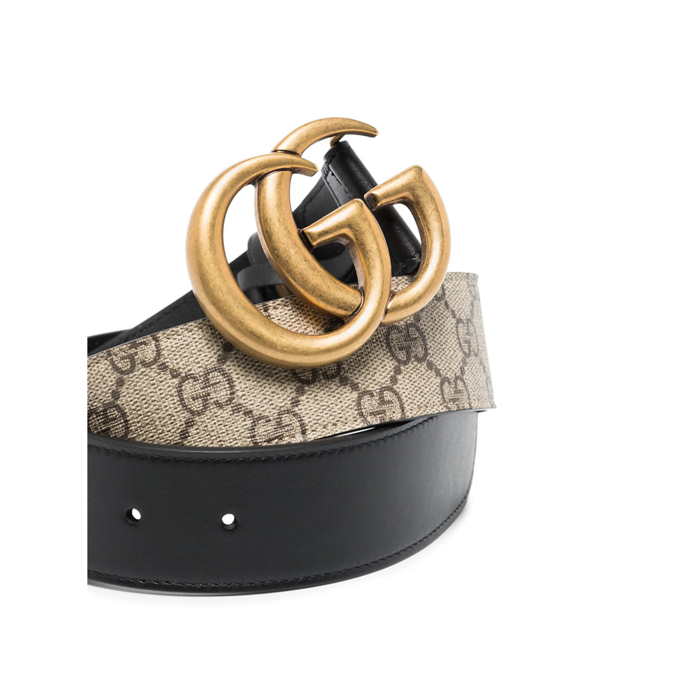 Gucci Neutrals Belt Ladies brown GG gold buckle