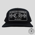 Chrome Hearts Miami Exclusive CH Patch Trucker Hat in Black Cap unisex