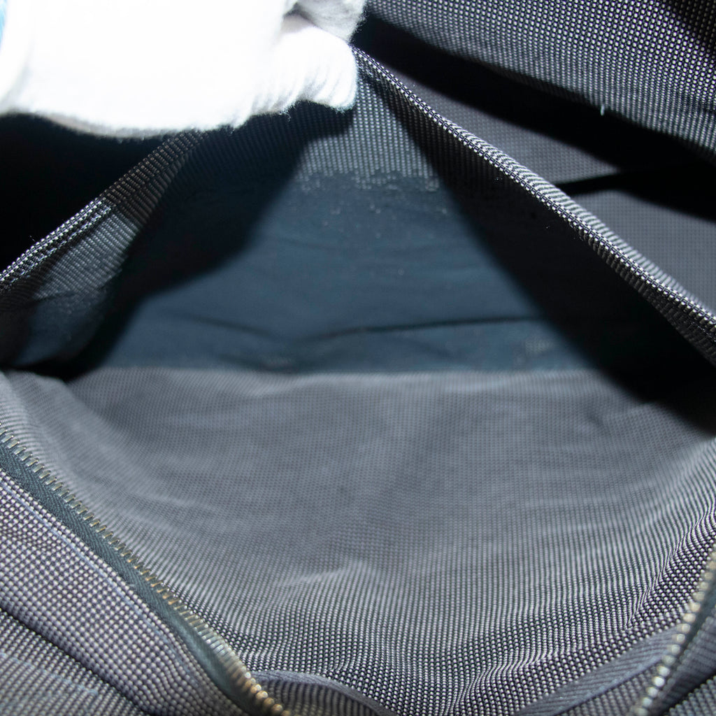 Hermes Herline MM Grey Canvas Tote Bag #4781 purse handbag